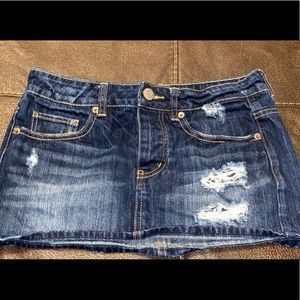 American eagle girls jean skirt